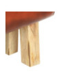 Bancă Bok gimnastică maro 160 cm piele naturală/lemn acacia, cu aspect vintage - WOODBB1292 Bancă Bok gimnastică maro 160 cm piele naturală/lemn acacia, cu aspect vintage - WOODBB1292
