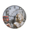 Ceas de perete vintage Marilyn Monroe, 60 cm, cu aspect retro - WOODBB1294