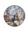 Ceas de perete vintage Marilyn Monroe, 60 cm, cu aspect retro - WOODBB1294