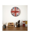 Ceas de perete vintage UK, 30 cm, cu aspect retro - WOODBB1310