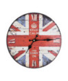 Ceas de perete vintage UK, 30 cm, cu aspect retro - WOODBB1310