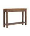 Masă consolă din lemn masiv, vintage, 118 x 30 x 80 cm, cu aspect antichizat - WOODBB1330 Masă consolă din lemn masiv, vintage, 118 x 30 x 80 cm, cu aspect antichizat - WOODBB1330