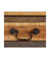 Masă consolă din lemn masiv, vintage, 118 x 30 x 80 cm, cu aspect antichizat - WOODBB1330 Masă consolă din lemn masiv, vintage, 118 x 30 x 80 cm, cu aspect antichizat - WOODBB1330