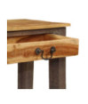 Masă consolă din lemn masiv, vintage, 118 x 30 x 80 cm, cu aspect antichizat - WOODBB1330 Masă consolă din lemn masiv, vintage, 118 x 30 x 80 cm, cu aspect antichizat - WOODBB1330