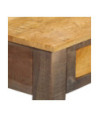 Masă consolă din lemn masiv, vintage, 118 x 30 x 80 cm, cu aspect antichizat - WOODBB1330 Masă consolă din lemn masiv, vintage, 118 x 30 x 80 cm, cu aspect antichizat - WOODBB1330