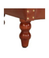 Fotoliu, maro, piele naturală de capră, cu aspect vintage - WOODBB1336 Fotoliu, maro, piele naturală de capră, cu aspect vintage - WOODBB1336