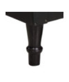 Fotoliu, negru, piele naturală, cu aspect vintage - WOODBB1349 Fotoliu, negru, piele naturală, cu aspect vintage - WOODBB1349