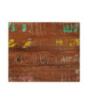 Blat masă rustic din lemn masiv reciclat, dreptunghiulară, 60x50x2,5 cm, handmade