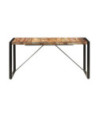 Masă de bucătărie, 160 x 80 x 75 cm, lemn reciclat, cu aspect retro - WOODBB152 Masă de bucătărie, 160 x 80 x 75 cm, lemn reciclat, cu aspect retro - WOODBB152