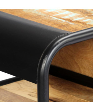 Masă consolă, 118 x 30 x 75 cm, lemn reciclat, cu aspect vintage - WOODBB154