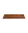 Blat masă rustic din lemn masiv reciclat, dreptunghiulară, 140x50x2,5 cm, handmade