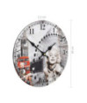 Ceas de perete vintage Marilyn Monroe, 30 cm, cu aspect retro - WOODBB1388