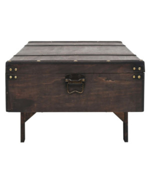 Măsuță de cafea din placaj, stil vintage, 120 x 55 x 35 cm, cu aspect antichizat - WOODBB1389
