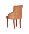 Scaune de bucătărie, 4 buc., maro, piele naturală de capră, cu aspect vintage - WOODBB1451