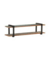 Comodă TV cu picioare, aspect industrial, din lemn masiv reciclat, 160 x 40 x 40 cm, handmade