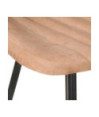 Scaune de bar, 2 buc., maro, piele naturală, cu aspect industrial - WOODBB1483 Scaune de bar, 2 buc., maro, piele naturală, cu aspect industrial - WOODBB1483