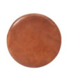 Scaune de bar, 2 buc., maro, piele naturală - WOODBB1490