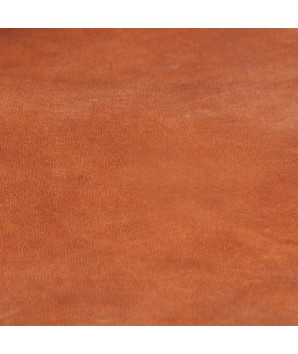 Scaune de bar, 2 buc., maro, piele naturală - WOODBB1490