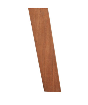 Scaune de bar, 2 buc., piele naturală și lemn masiv de acacia, cu aspect retro - WOODBB1496