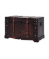 Cufăr vintage din lemn, 66 x 38 x 40 cm, cu aspect antichizat - WOODBB1499