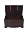 Cufăr vintage din lemn, 66 x 38 x 40 cm, cu aspect antichizat - WOODBB1499