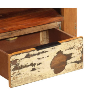 Comodă TV, 110x30x40 cm, lemn reciclat - WOODBB166
