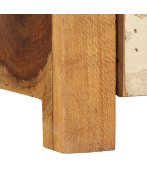 Comodă TV, 110x30x40 cm, lemn reciclat - WOODBB166
