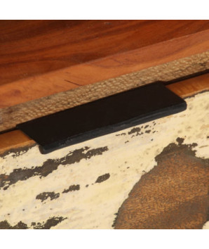 Comodă TV, 110x30x40 cm, lemn reciclat - WOODBB166