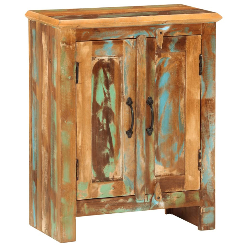 Servantă cu 2 uși, 55x30x70 cm, lemn reciclat - WOODBB1518 Servantă cu 2 uși, 55x30x70 cm, lemn reciclat - WOODBB1518