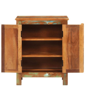 Servantă cu 2 uși, 55x30x70 cm, lemn reciclat - WOODBB1518