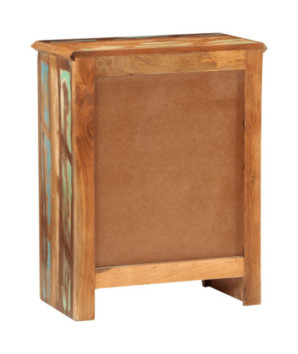 Servantă cu 2 uși, 55x30x70 cm, lemn reciclat - WOODBB1518