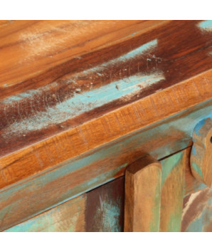 Servantă cu 2 uși, 55x30x70 cm, lemn reciclat - WOODBB1518