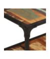 Comodă TV cu picioare, aspect vintage, din lemn masiv reciclat, 150x30x41 cm, handmade