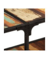 Comodă TV cu picioare, aspect vintage, din lemn masiv reciclat, 150x30x41 cm, handmade