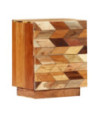 Noptieră, aspect mid-century, din lemn masiv reciclat, cu 2 sertare, 40 x 30 x 50 cm, handmade Noptieră, aspect mid-century, din lemn masiv reciclat, cu 2 sertare, 40 x 30 x 50 cm, handmade