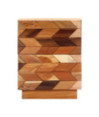 Noptieră, aspect mid-century, din lemn masiv reciclat, cu 2 sertare, 40 x 30 x 50 cm, handmade Noptieră, aspect mid-century, din lemn masiv reciclat, cu 2 sertare, 40 x 30 x 50 cm, handmade