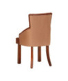Scaune de bucătărie, 2 buc., maro, piele naturală de capră, cu aspect vintage - WOODBB1566