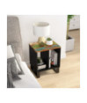 Noptieră, 40x31x46cm, lemn reciclat/lemn prelucrat - WOODBB174 Noptieră, 40x31x46cm, lemn reciclat/lemn prelucrat - WOODBB174