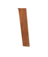 Scaune de bar, 2 buc., piele naturală și lemn masiv de acacia, cu aspect retro - WOODBB1586