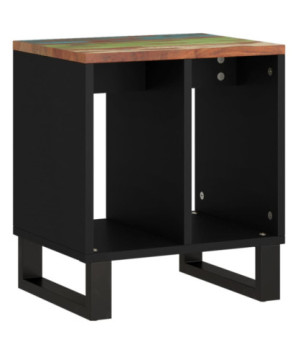 Noptieră, 40x31x46cm, lemn reciclat/lemn prelucrat - WOODBB174