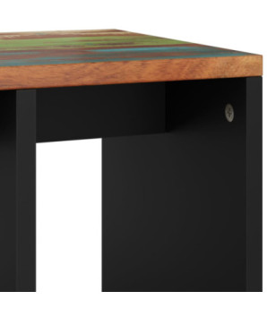 Noptieră, 40x31x46cm, lemn reciclat/lemn prelucrat - WOODBB174