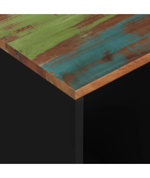 Noptieră, 40x31x46cm, lemn reciclat/lemn prelucrat - WOODBB174
