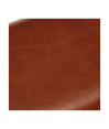 Bancă Bok gimnastică maro 58cm piele naturală/lemn masiv mango, cu aspect vintage - WOODBB1606