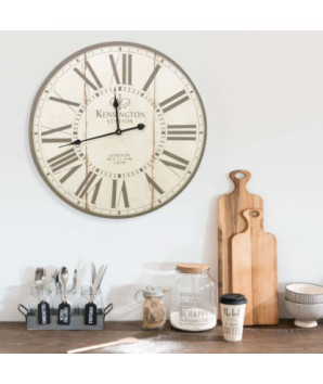 Ceas de perete vintage London, 60 cm, cu aspect retro - WOODBB1636