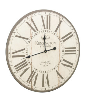 Ceas de perete vintage London, 60 cm, cu aspect retro - WOODBB1636