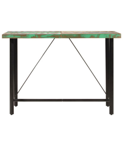 Masă cu aspect vintage, din lemn masiv reciclat, dreptunghiulară, 150x70x107 cm
