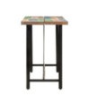 Masă cu aspect vintage, din lemn masiv reciclat, dreptunghiulară, 150x70x107 cm Masă cu aspect vintage, din lemn masiv reciclat, dreptunghiulară, 150x70x107 cm