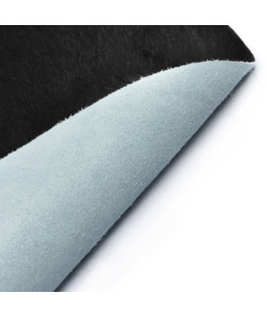 Covor, alb și negru, 180x220 cm, piele naturală de vacă - WOODBB1684