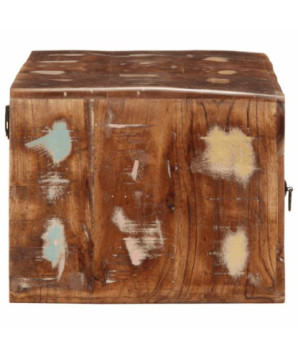 Comodă TV montată pe perete 100x32x25 cm, lemn reciclat - WOODBB1685