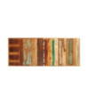 Masă bar cu 8 scaune fără spătar, aspect industrial, din lemn masiv reciclat, dreptunghiulară, 180 x 70 x 107 cm, handmade Masă bar cu 8 scaune fără spătar, aspect industrial, din lemn masiv reciclat, dreptunghiulară, 180 x 70 x 107 cm, handmade